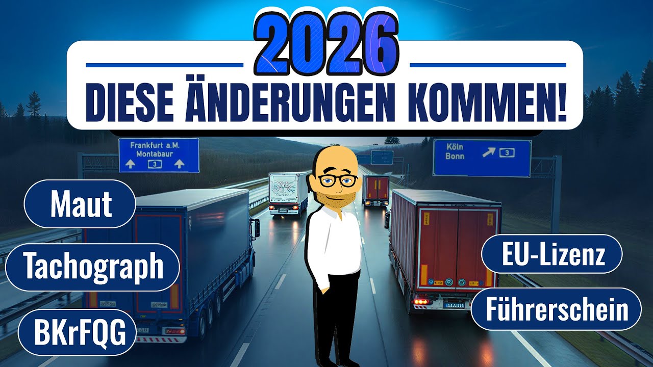 Diese Neuerungen kommen 2026 auf Logistiker zu!