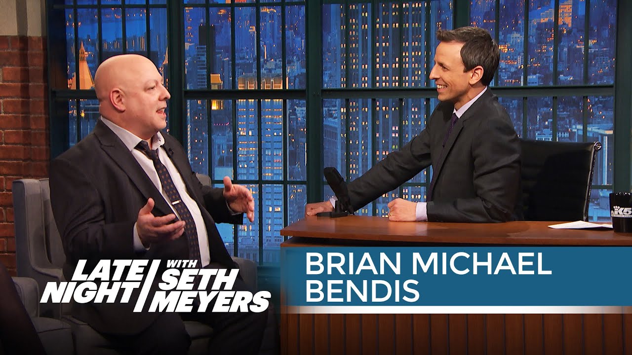 Brian Michael Bendis Talks Marvel's Secret Wars - Late Night with Seth Meyers
