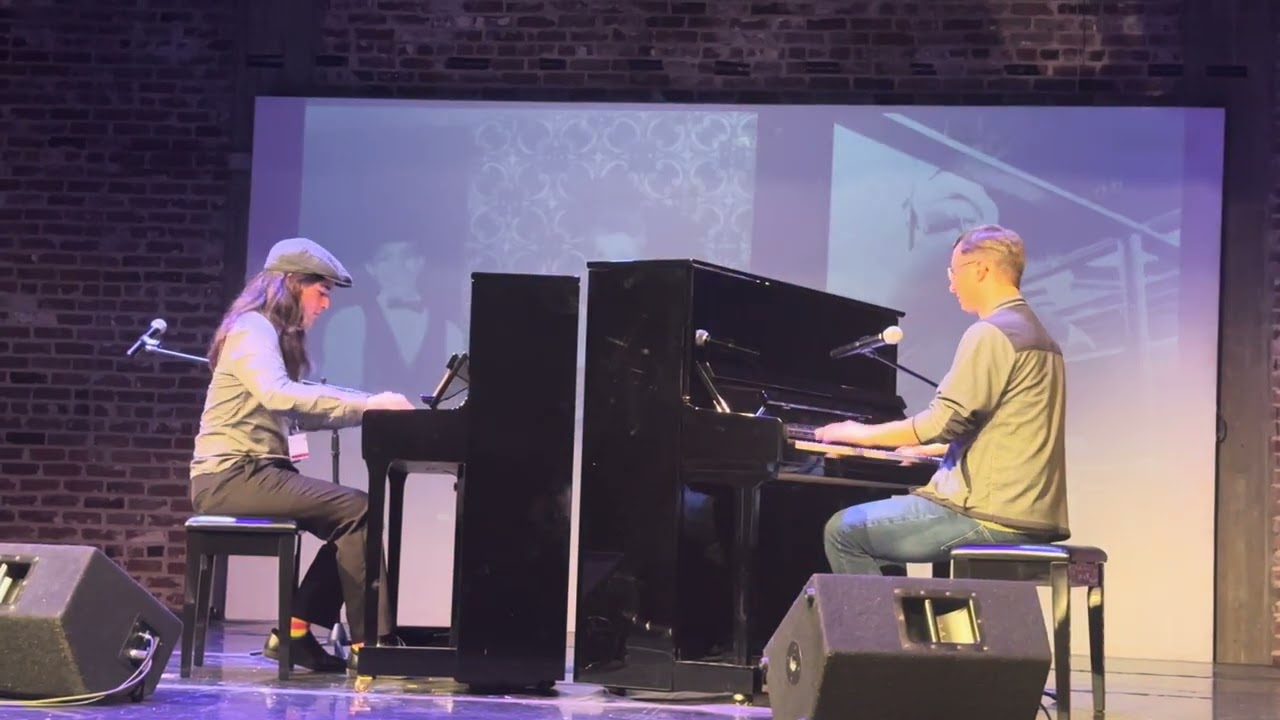 “Smart Alec” Max Libertor and Adam Swanson, 2024 After Hours World Championship Old-Time Piano