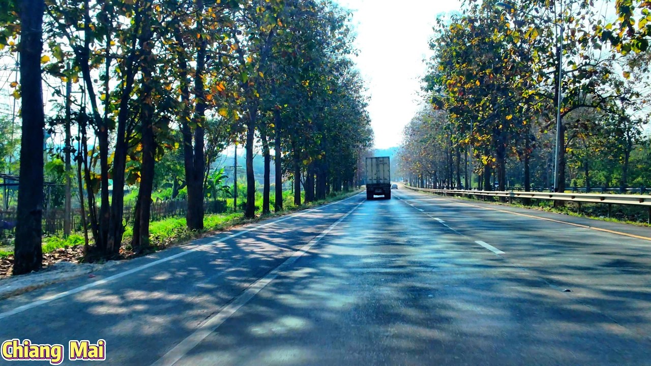 🇹🇭 This 4K Drive from Chiang Mai to Lampang Feels Like a Movie 🎬 | Thailand Road Trip with Music