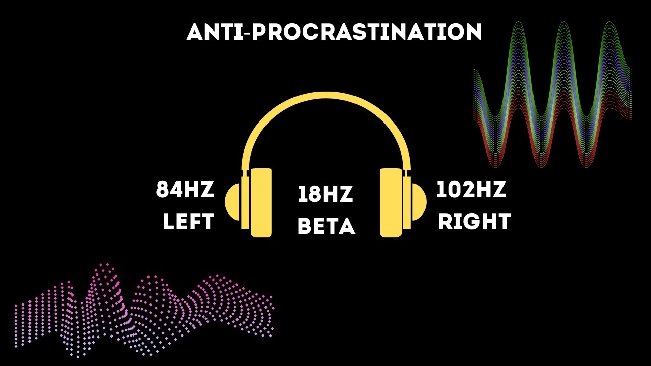 18Hz Beta Binaural Beats – Anti Procrastination Strong Focus for ADHD and Neurodivergent Students