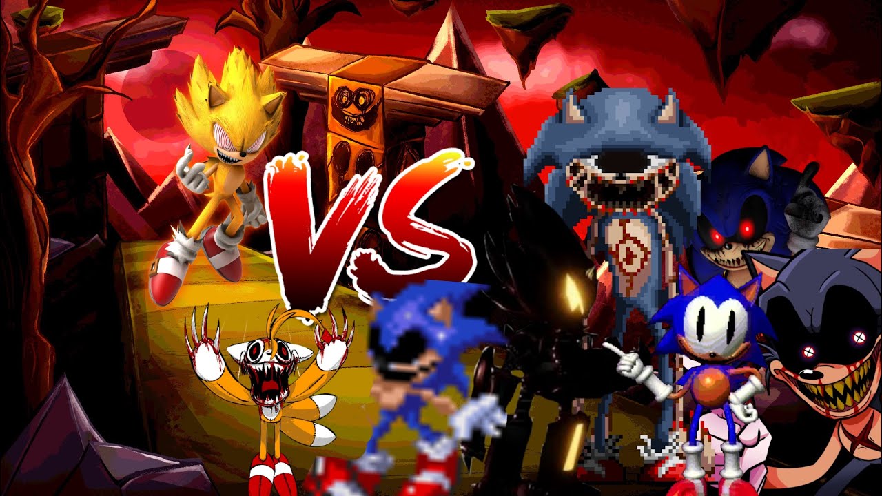 FLEETWAY SUPER SONIC VS ALL EXES!
