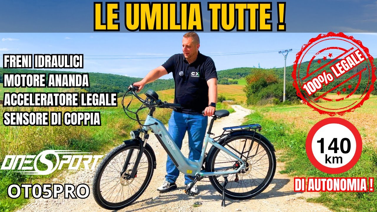 Onesport OT05 PRO – La bici elettrica da città che UMILIA la concorrenza 👊 Recensione onesta e test