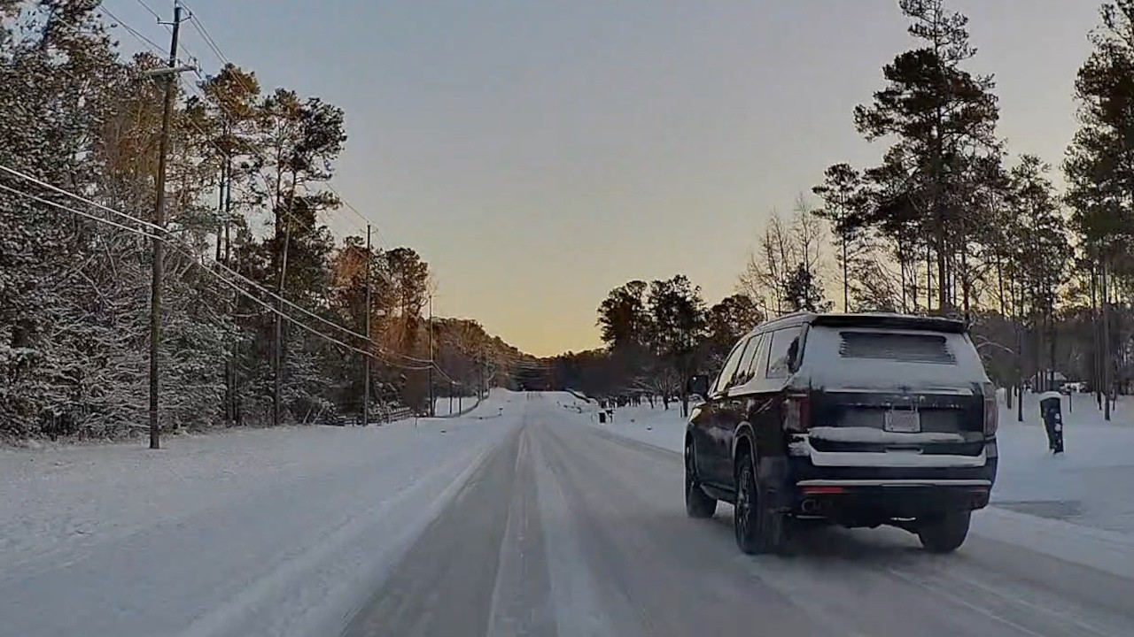 William Few Pkwy snow time lapse (speed x4)