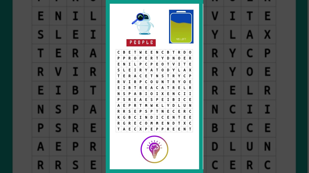 📚Aprender Ingl&eacute;s Sopa de Letras | 📚 Vocabulario b&aacute;sico - People #inglesdiario #idiomasonline