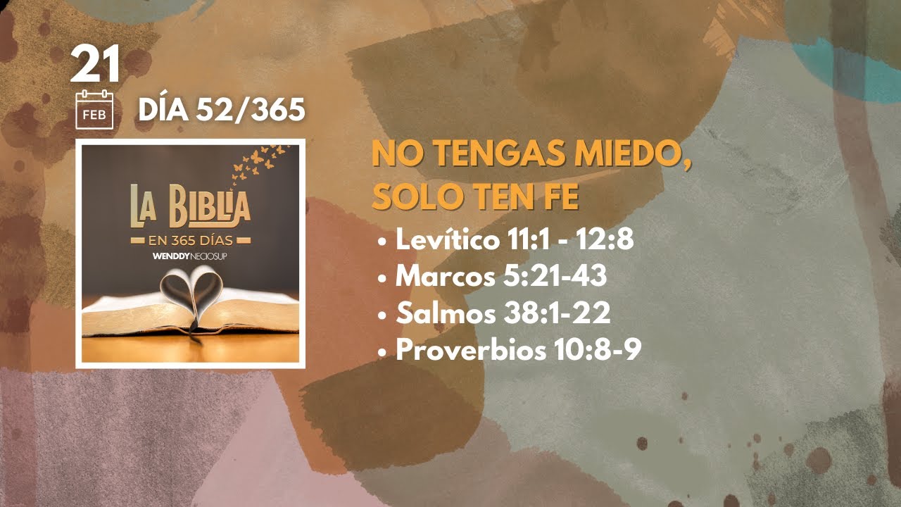 21 Feb -  Día 52/365 | No tengas miedo, solo ten FE 🙌🏼🔥