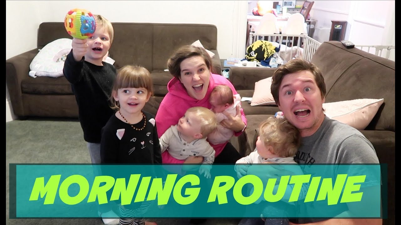 MORNING ROUTINE WITH 5 KIDS 4 AND UNDER
