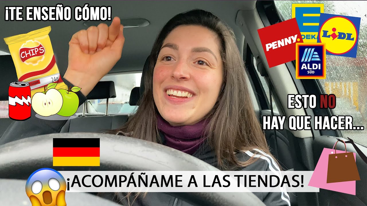 ¿Cómo ir de COMPRAS en ALEMANIA? 🛒 | Así son los supermercados aquí 😱🇩🇪
