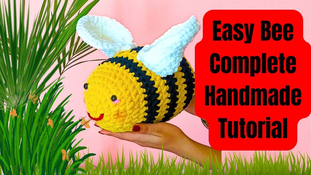 Cute Crochet Bee Tutorial #diy #crochet #handmade #easy #tutorial