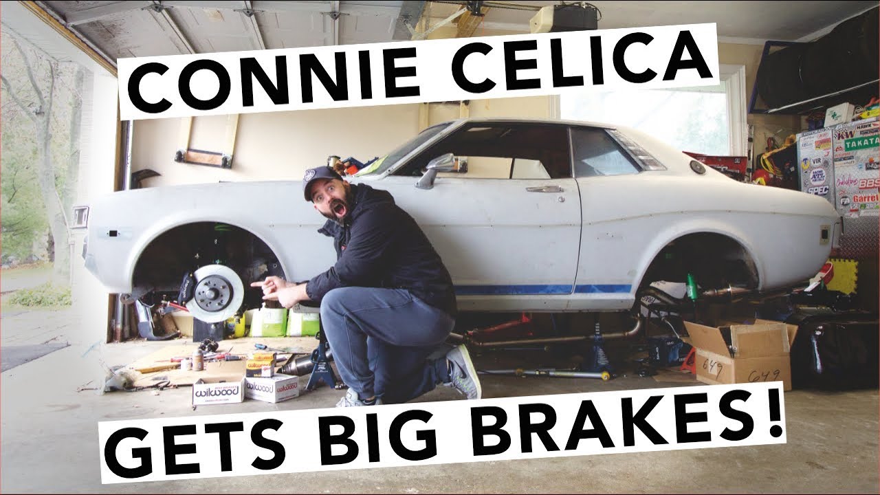 Front Big Brake Kit Installed! RA24 Toyota Celica Project
