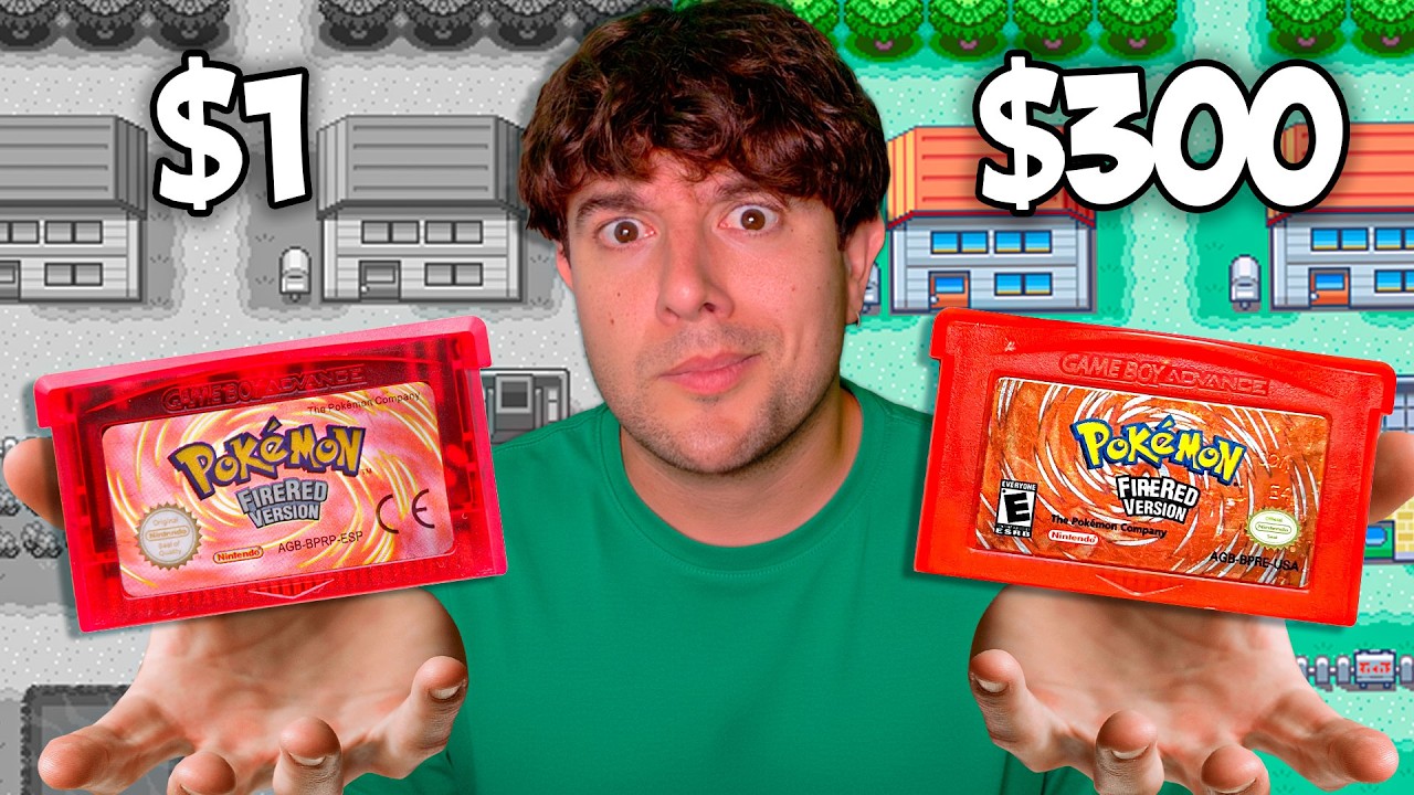 Juego de Pokémon de 1€ vs 300€