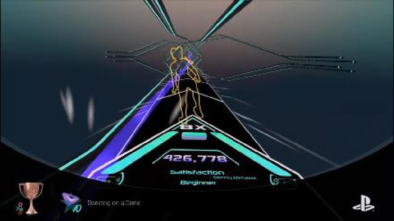 Audio Trip - Satisfaction on Beginner #psvr2 #fitnessgame