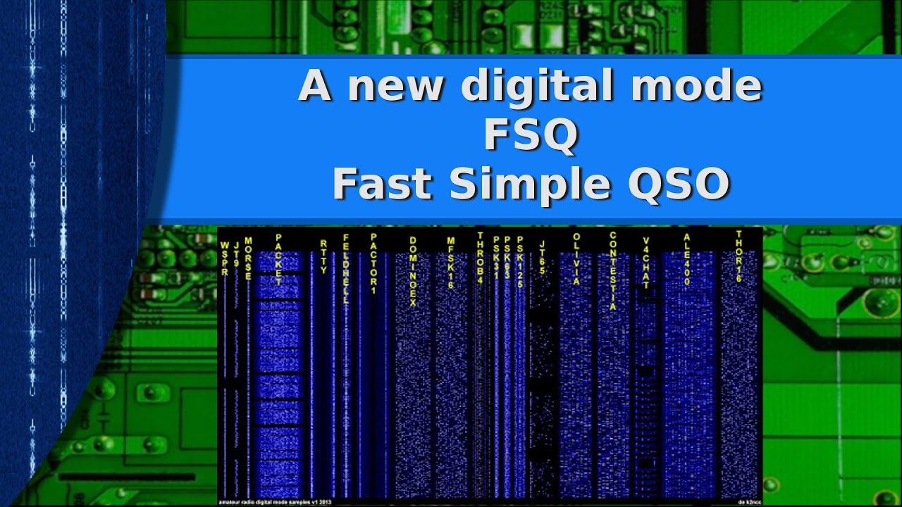 Ham Radio - FSQ a new digital chat mode