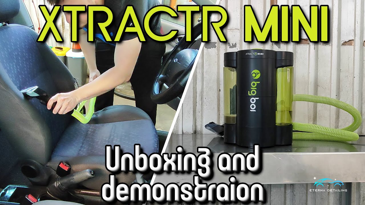 BigBoi Xtractr Mini | Unboxing and demonstration #bigboi #cardetailing #upholsterycleaning #valetpro