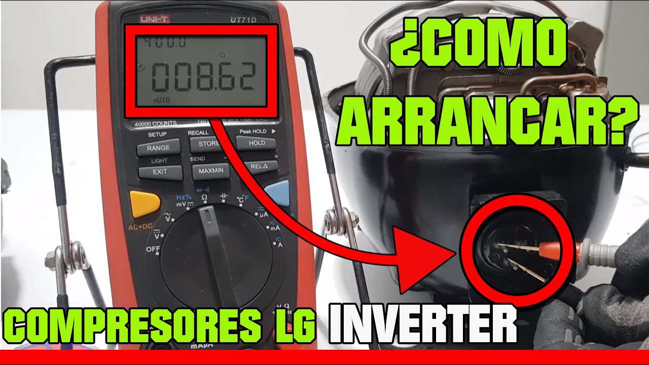 PARTE 2: CURSO COMPRESORES LG INVERTER GRATIS. | ¿COMO ARRANCAR?