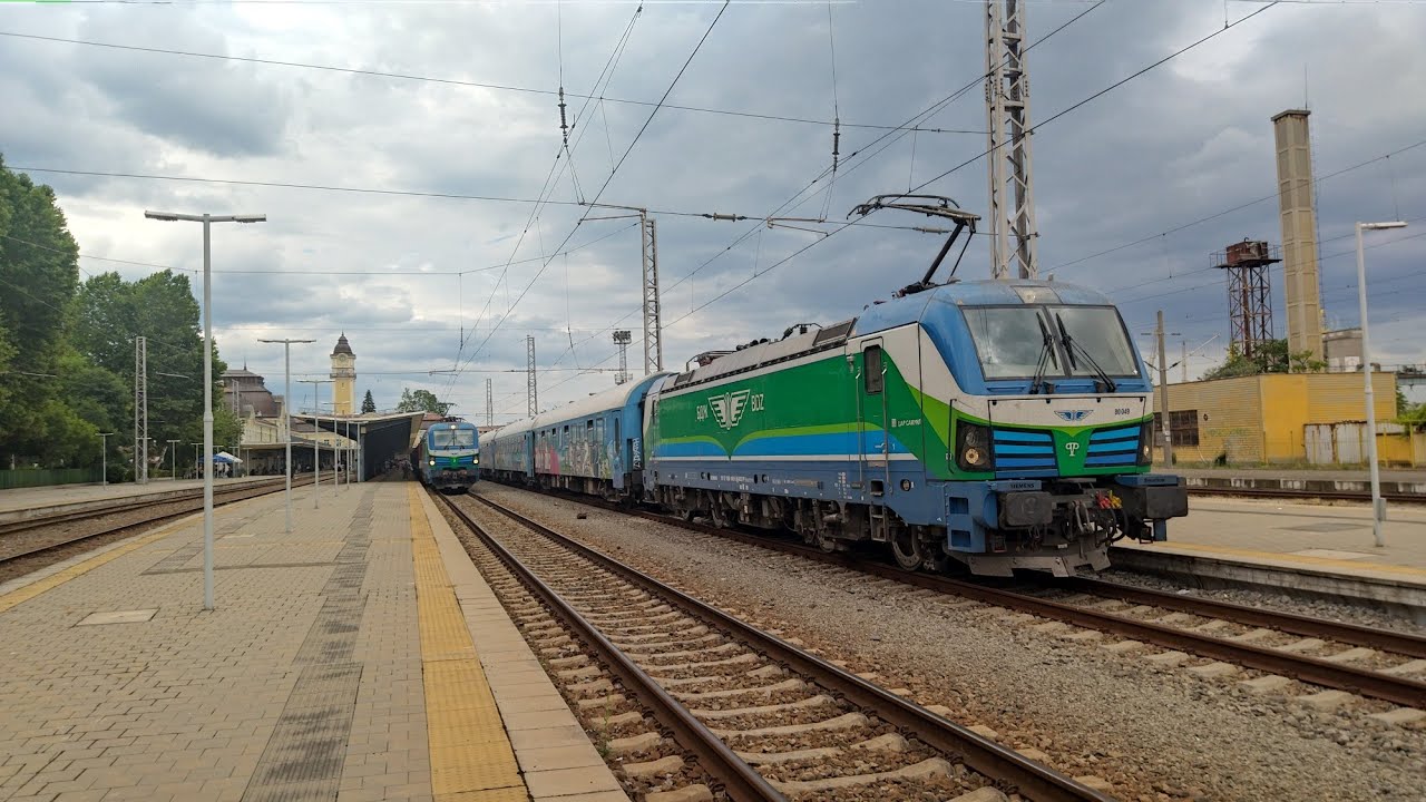 Влакове в Бургас / Trains in Burgas