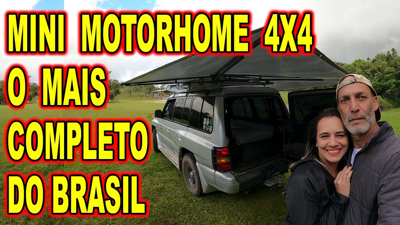 PAJERO MINI MOTORHOME | O MAIS COMPLETO DO BRASIL