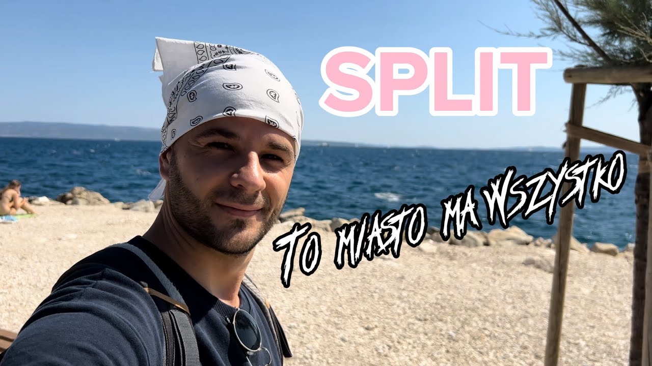 Split - Chorwackie Miami?! 🇭🇷 Plaża Kaštelet NAJLEPSZA! (+ miasto, plaża)