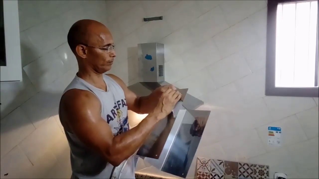 INSTALAÇÃO DA COIFA DE PAREDE 90 CM INOX BRASTEMP ATIVE