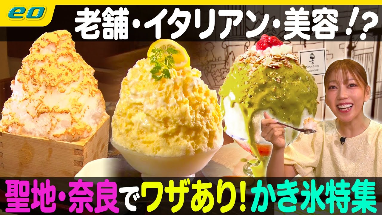 進化がとまらない！聖地・奈良の“ワザあり”かき氷巡り！【ナジャ・グランディーバのチマタのハテナ】