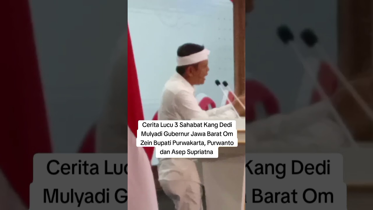 Cerita Lucu 3 Sahabat Kang Dedi Mulyadi Om Zein Bupati Purwakarta, Purwanto dan Asep Supriatna