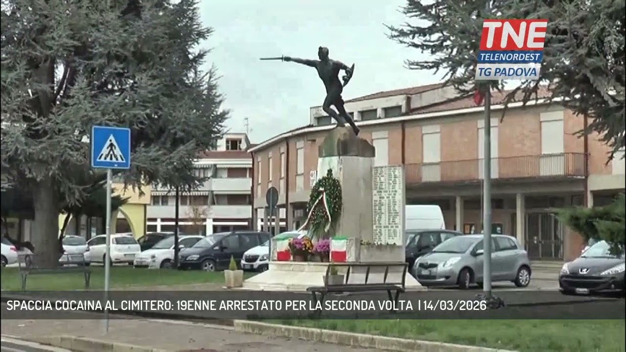 SPACCIA COCAINA AL CIMITERO: 19ENNE ARRESTATO PER LA SECONDA VOLTA  | 14/03/2026