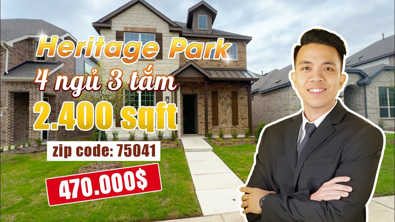 Garland Texas 75041 - Nhà mới, khu chợ Việt, sát trung tâm Garland chỉ còn vài căn