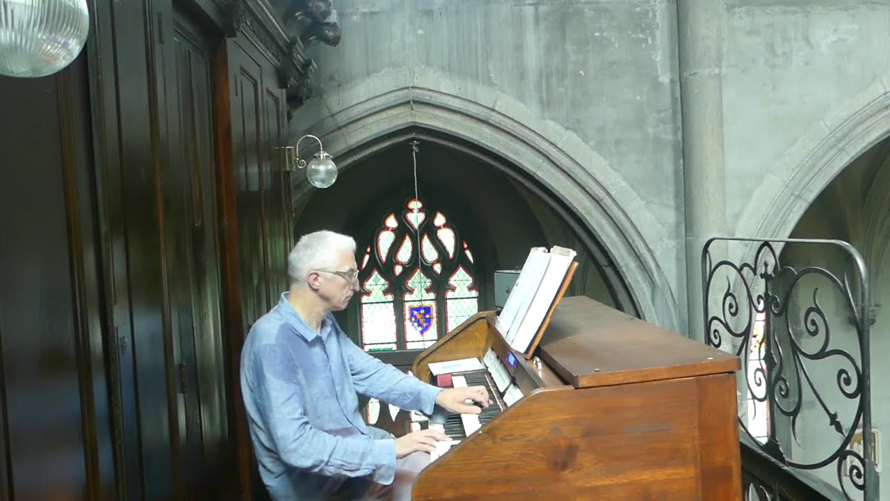 DUPRE.M vêpres du commun fêtes Sainte Vierge opus 18 3è antienne  Pierre ASTOR orgue St Georges Lyon
