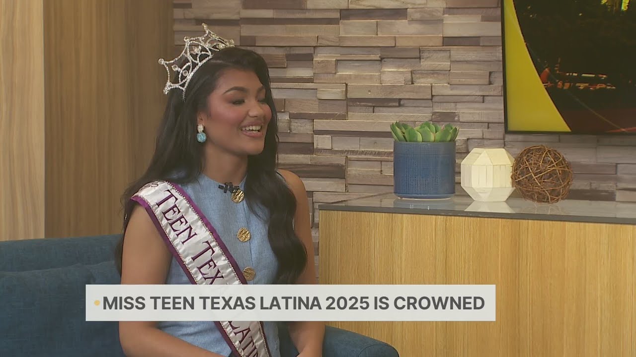 CW39 Exclusive: Miss Teen Texas Latina 2025 in studio