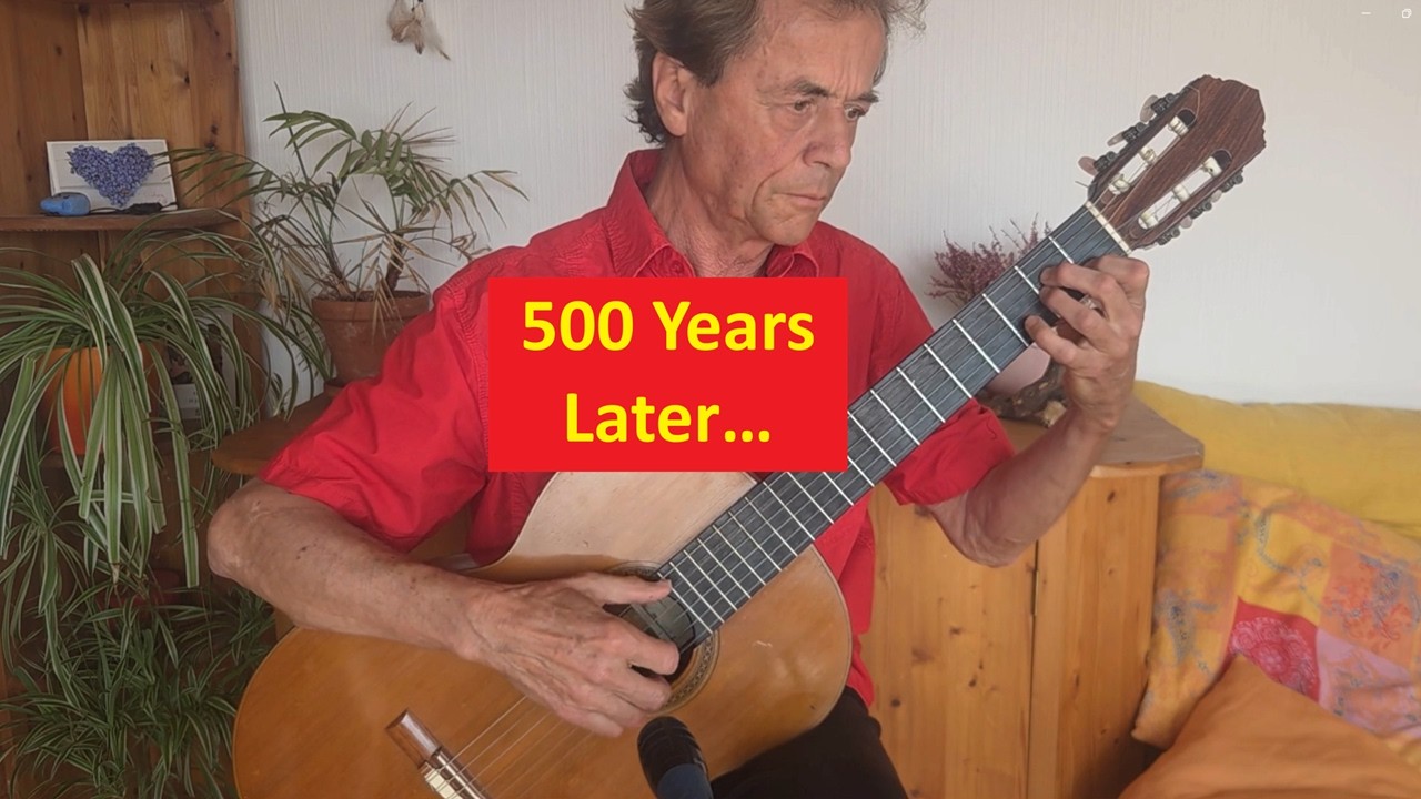 a renaissance guitar piece that still feels alive  passemeze by adrien leroy.