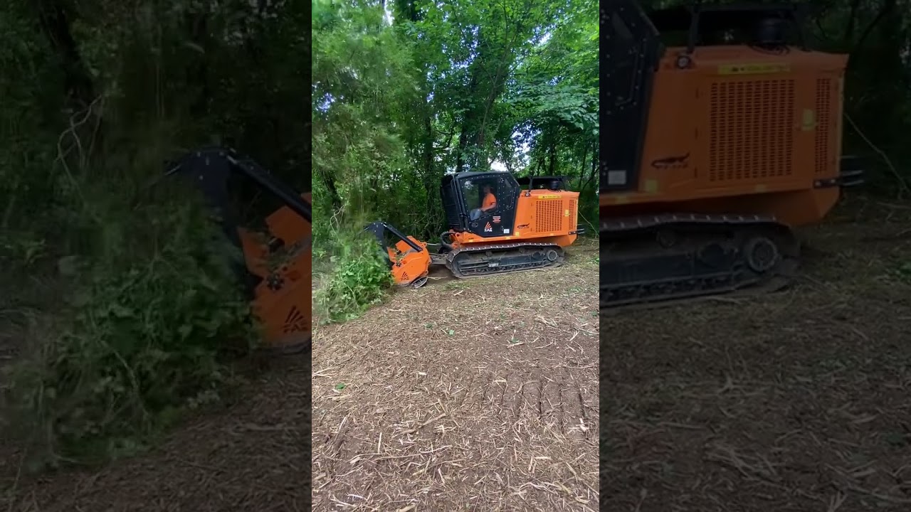 Primetech PT175 brush mulching