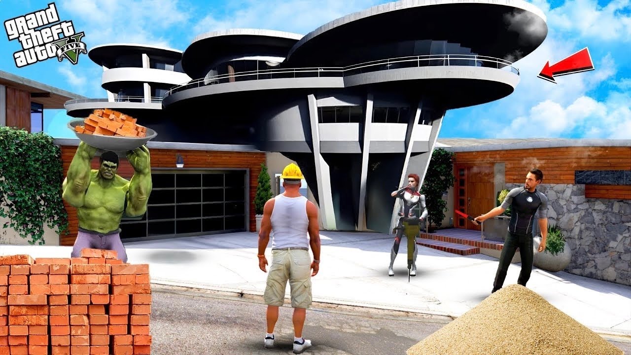 Franklin House Change Into Super Heroes House in GTA 5 || Gta 5 Tamil