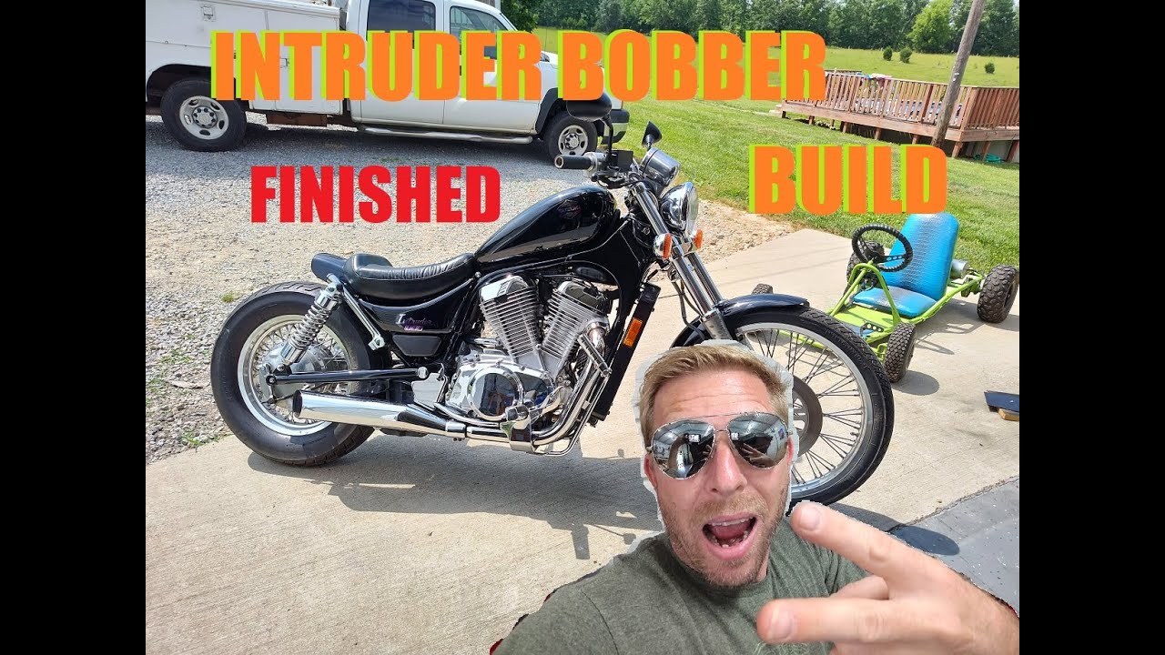 Suzuki Intruder 800 Custom Bobber Build Pt2 Complete