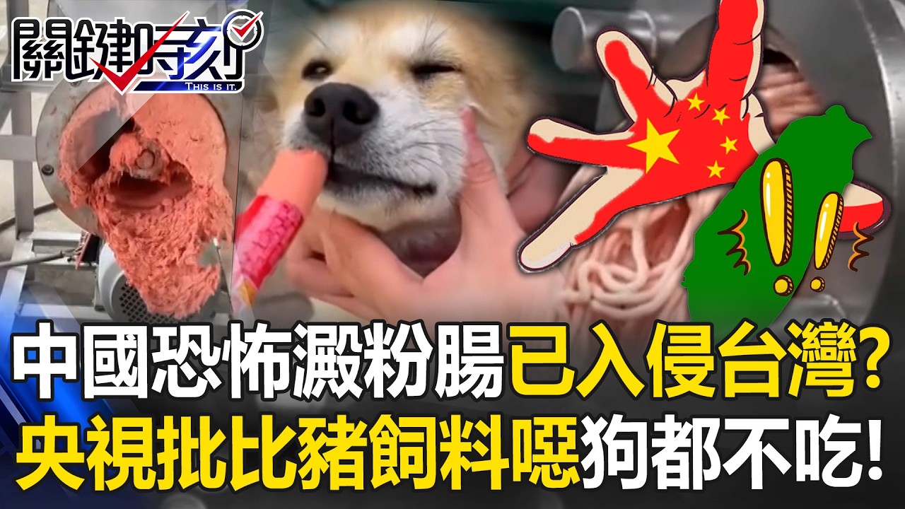 中國「恐怖澱粉腸」已入侵台灣？ 央視曾批「比豬飼料還噁心」連狗都不吃！？【關鍵時刻】20260406-6 張炤和 吳政峰