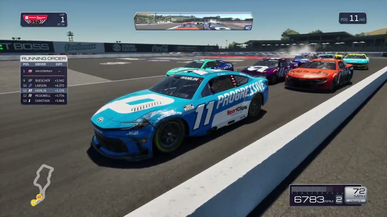 TOYOTA/SAVE MART 350 (RACE 20/36) NASCAR 25 CUP CHAMPIONSHIP SERIES
