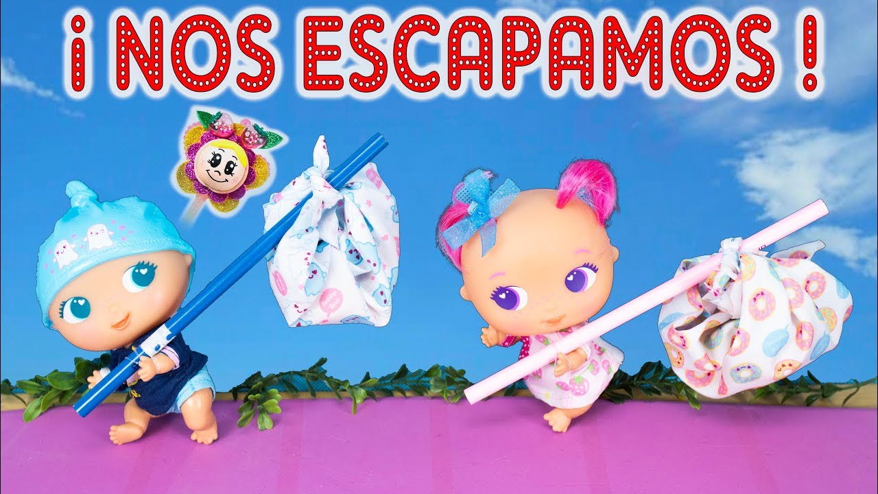 🍓Oh no! Mis bebés Mini Bellies se escapan de casa porque no quieren ir al médico 🙈 ¿Dónde están?