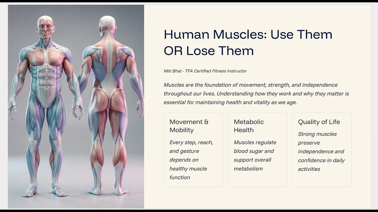 Muscles: Use Them OR Lose Them