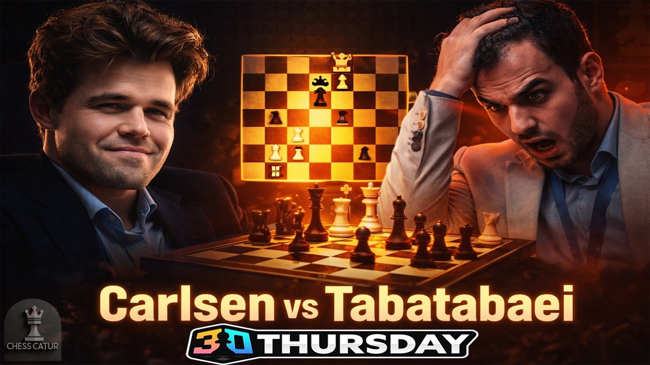 Magnus Carlsen vs Amin Tabatabaei🔹3.0 Thursday 2026 - chess topic January 29, 2026