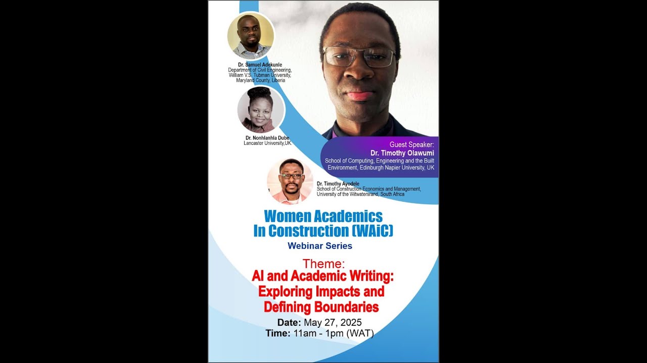 WAiC Webinar - 'AI and Academic writing: Exploring Impacts and Defining Boundaries'