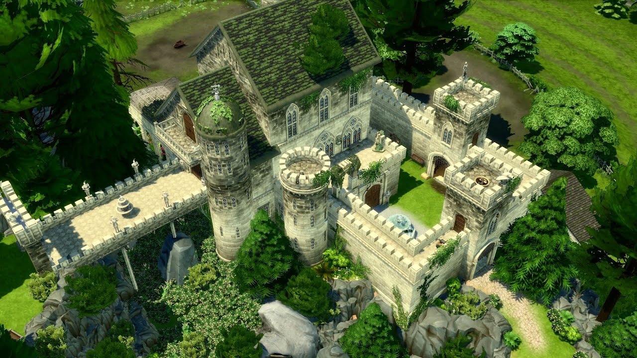 Dark Academia CASTLE | SIMS 4 Speedbuid | Castle Estate Kit | Interior