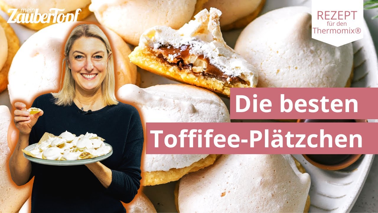😍🍫 Leckere Feenküsse selber machen: Toffifee-Plätzchen | Thermomix® Rezepte