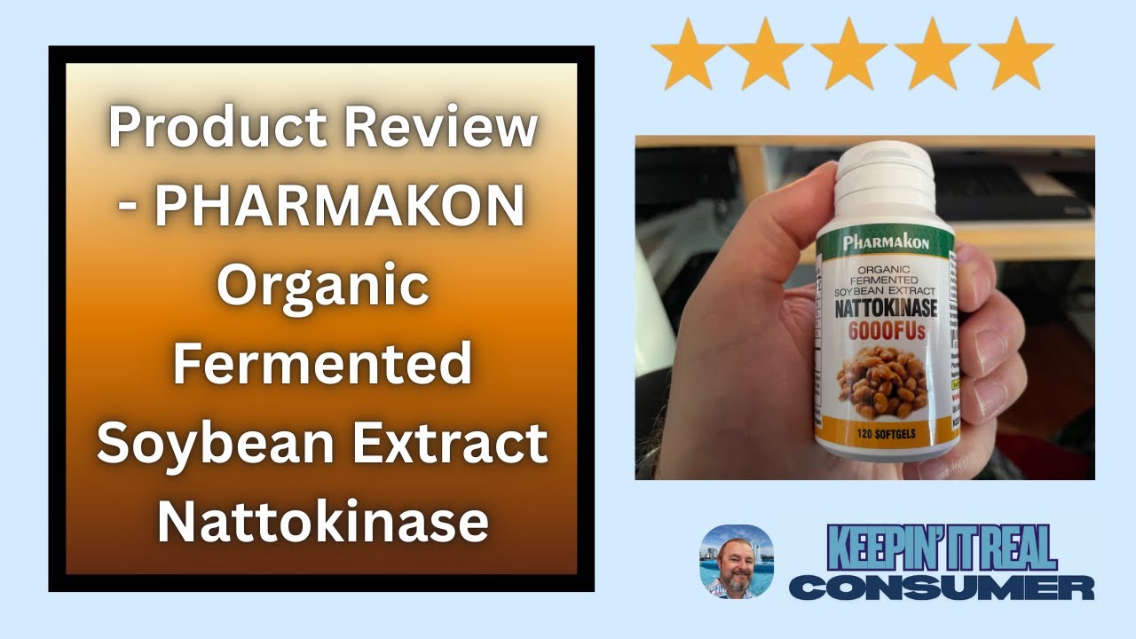 PHARMAKON Nattokinase Review &mdash; Natural Blood Flow Support? 6000 FU Explained