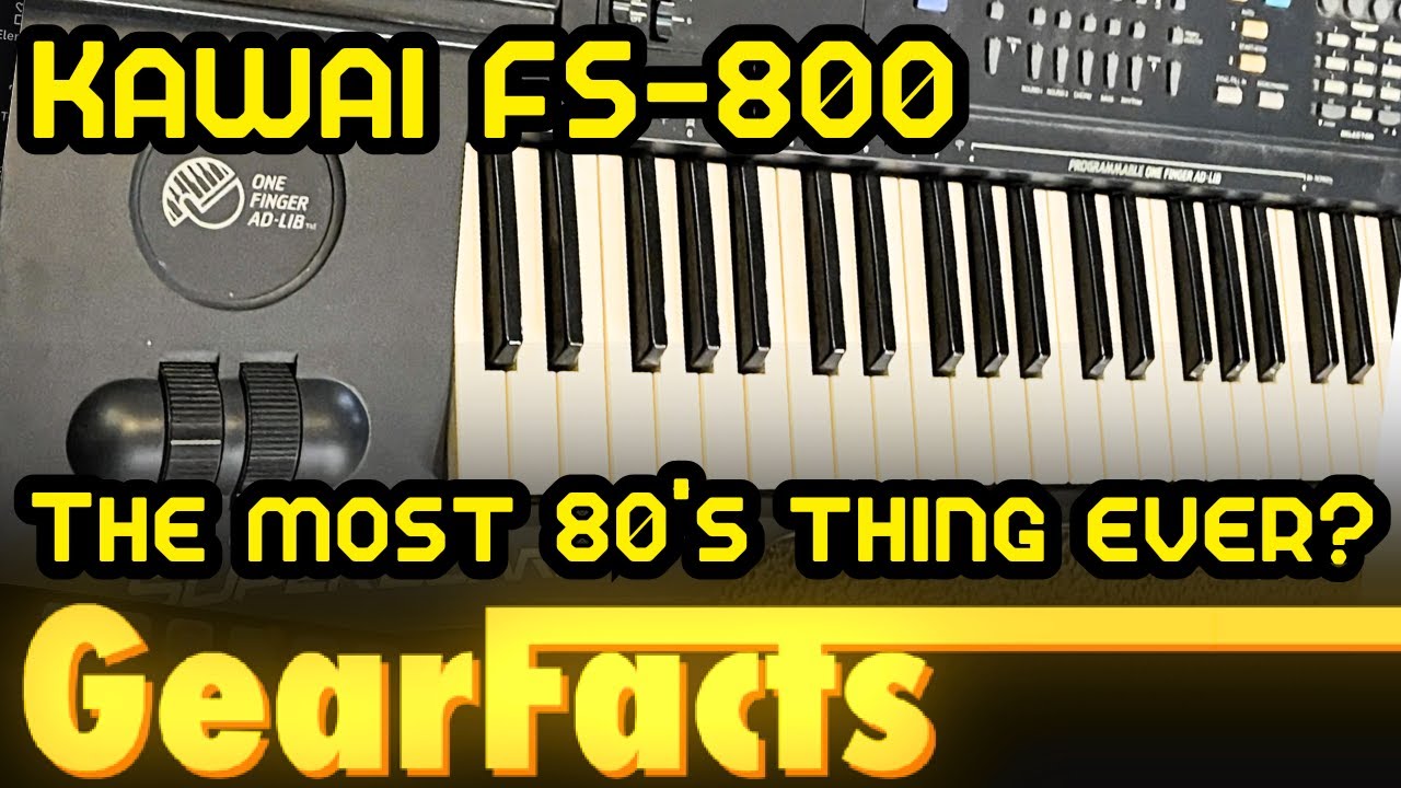 Kawai FS800 vintage synthesizer workstation
