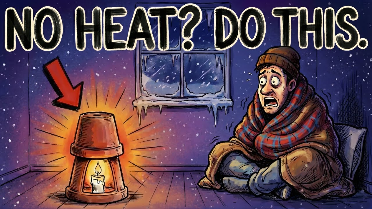 Stop Using Candles! The Real Way to Stay Warm When The Grid Fails