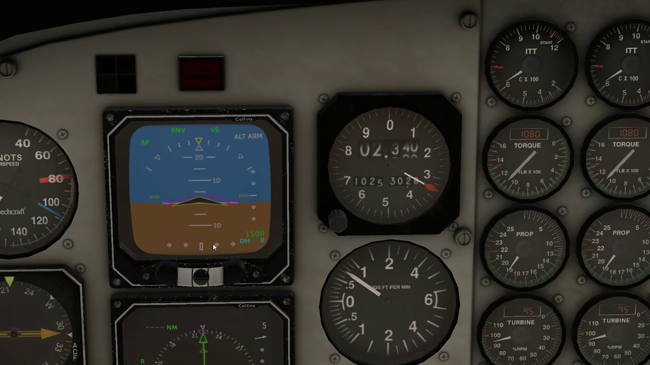 Turbulence is exciting. X-Plane 11 KGUS I67 in the King Air C90 using FSEconomy