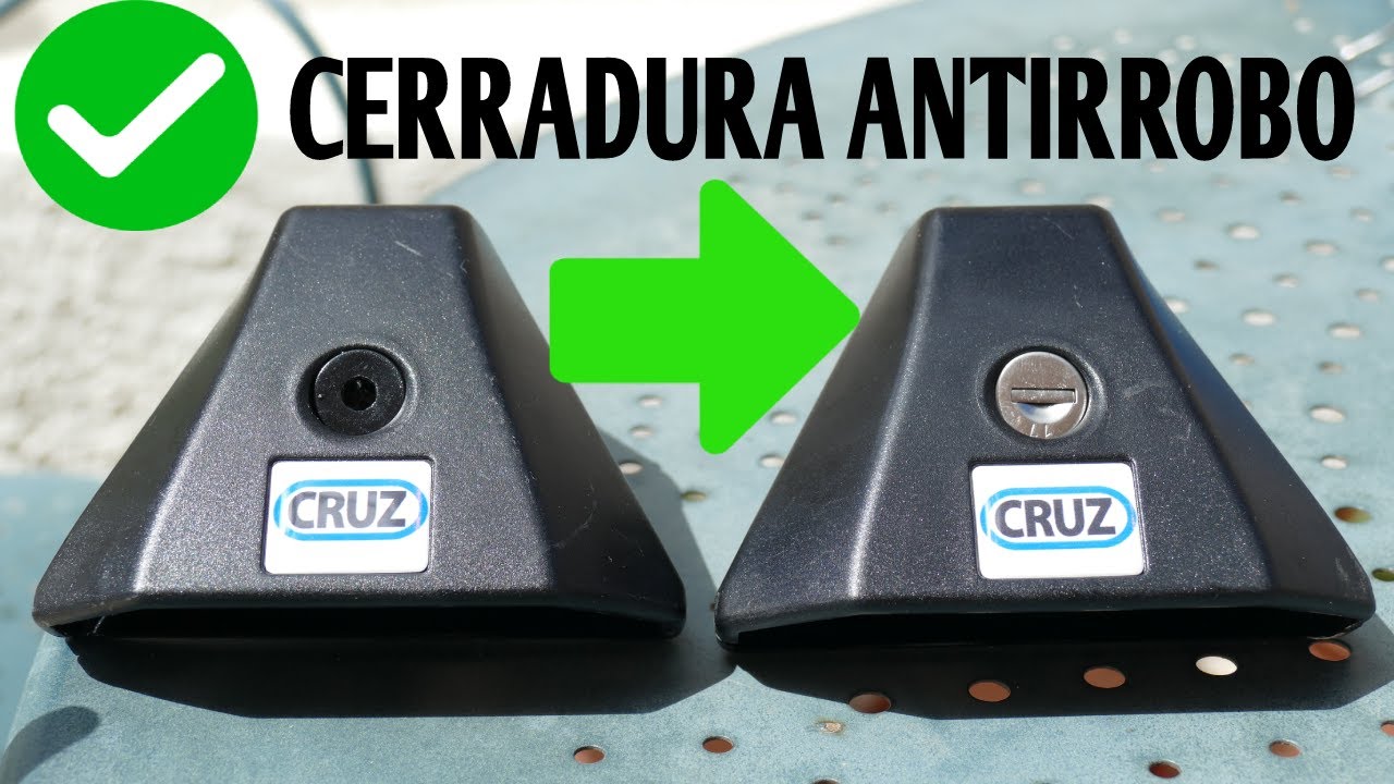 Instalar FÁCIL cerradura ANTIRROBO en baca de coche | Cruz T BMW serie 3 320d |