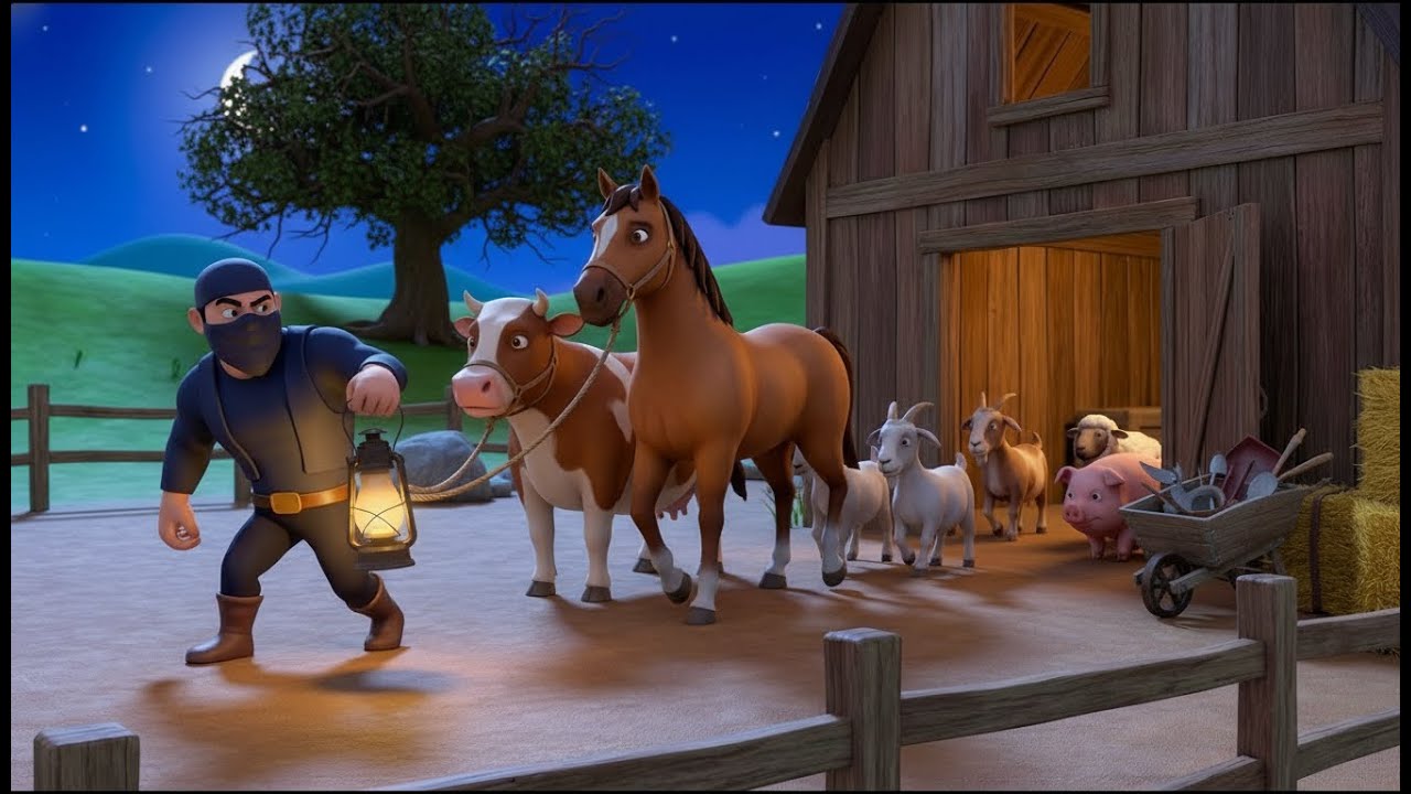 Old MacDonald’s Farm Robbery 😱  Every Animal Gone! 🐄🐎