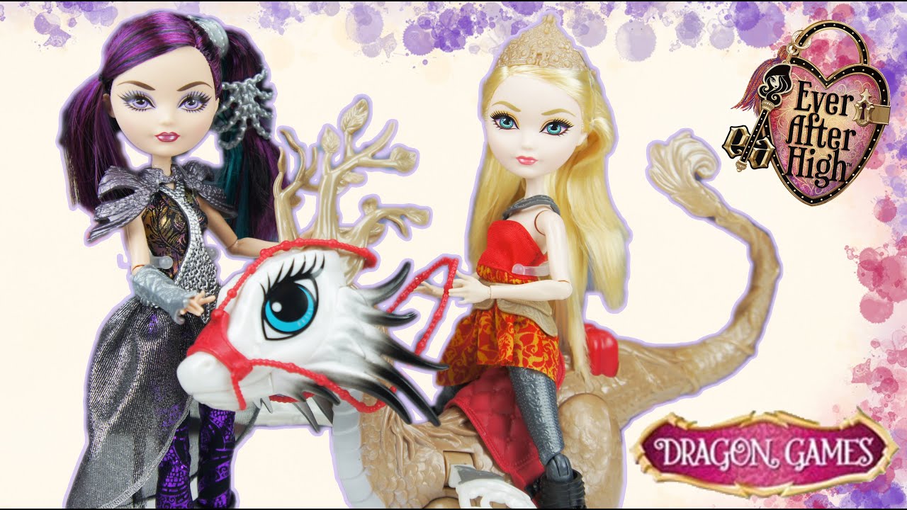 Ever After High Dragon Games Apple White Dragonrider and Braebyrn Doll Review