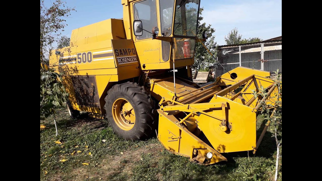 95 Купив шприц для змазки. Шпріцую комбайн. Сампо 500.