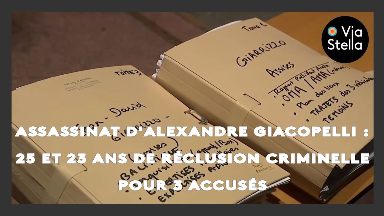 Assassinat d'Alexandre Giacopelli : 25 et 23 ans de réclusion criminelle pour trois accusés